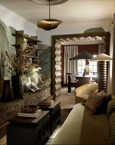 Interior of the Thebe Magugu Suite at Belmond's Mount Nelson hotel in Cape Town, South Africa. Image credit: LVMH