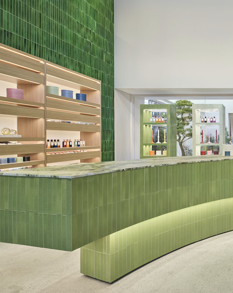 Loewe Perfumes Seoul store interiors. Image credit: LVMH, Loewe