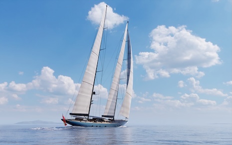 SY Zero sailing render aft quarter. Image credit: Vripack
