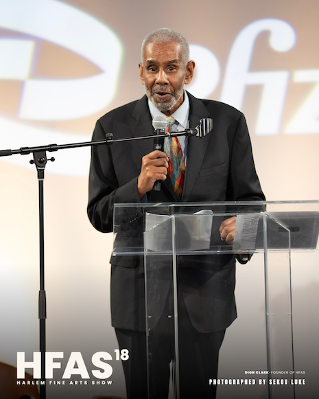 Harlem Fine Arts Show founder/CEO Dion E. Clarke. Image credit: Sekou Luke