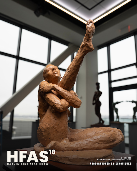 HFAS18 Featured Artist Basil Watson sculpture. Image credit: Sekou Luke
