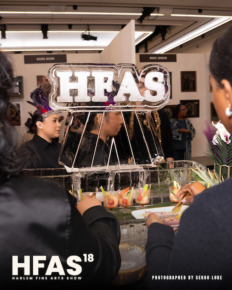 HFAS18 ice sculpture. Image credit: Sekou Luke