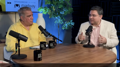 Brown Harris Stevens real estate advisor Vince Rocco with Luxury Roundtable and Luxury Marketer CEO Mickey ALAM KHAN